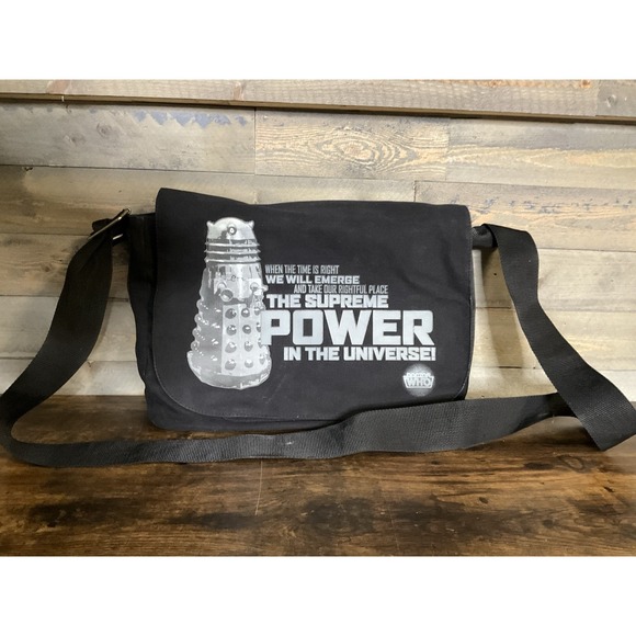 Other - Dr. Who Power in the Universe Black Messenger Bag